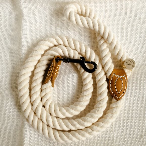 Ivory Rope Leash - Picture 2 of 5